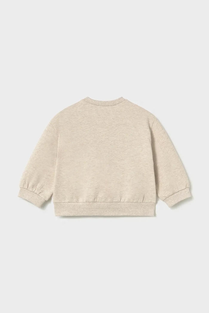Mayoral кофта для детей с хлопком 2433.4B.Baby.9BY2 бежевый AW26