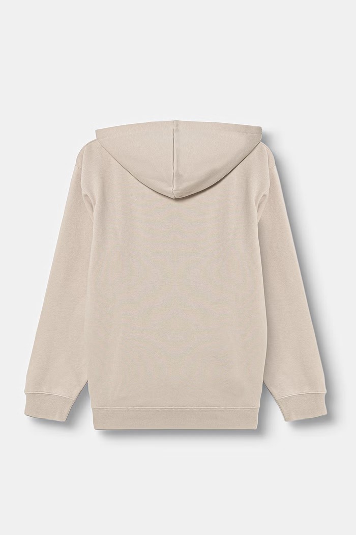 Dziewczynka Puma bluza z kapturem dziecięca z bawełną ESS Centered Cat Logo Relaxed Hoo 692973.9BY2 beżowy