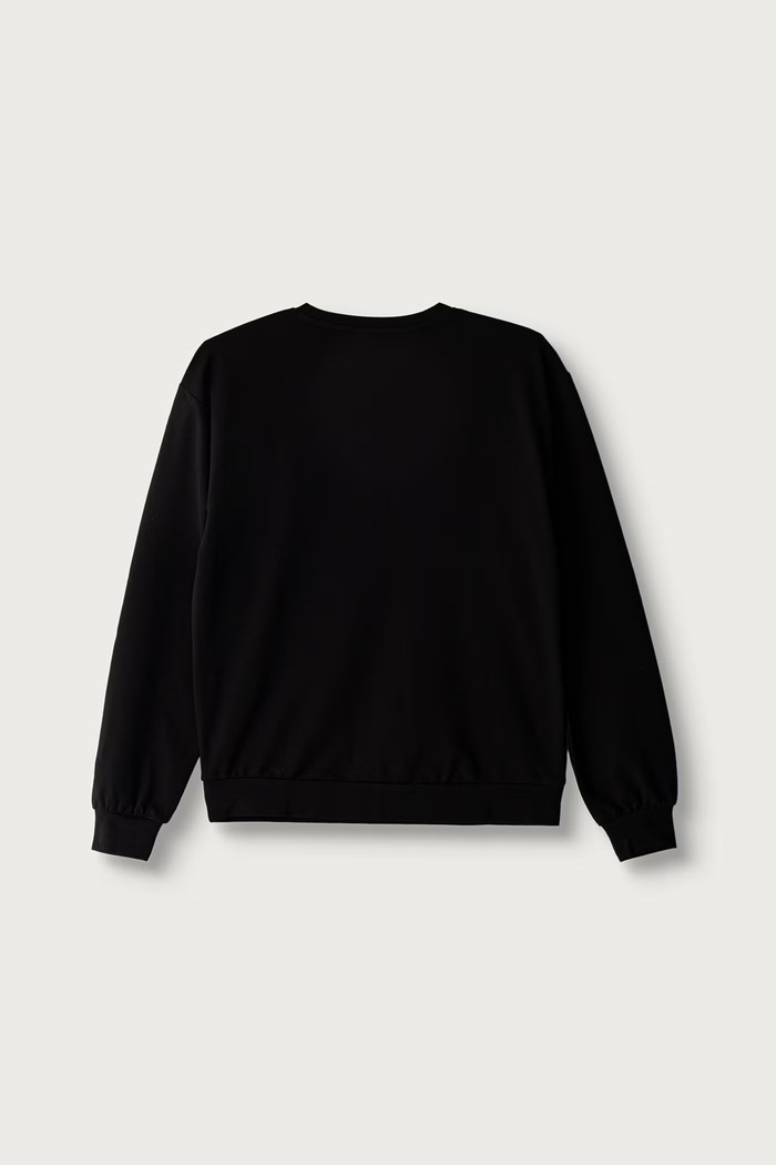 EA7 Emporio Armani bluza dziecięca bawełniana z elastanem 7G000246.AF26043 czarny AW26