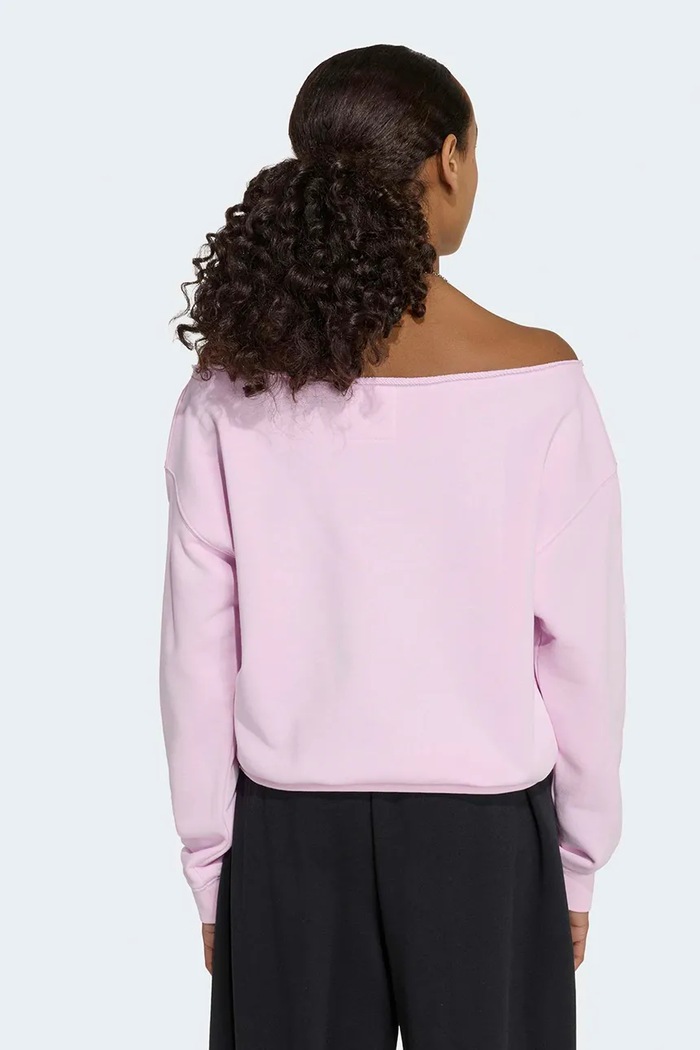 Dievča adidas Originals Mikina detská s bavlnou KR3483 ružová