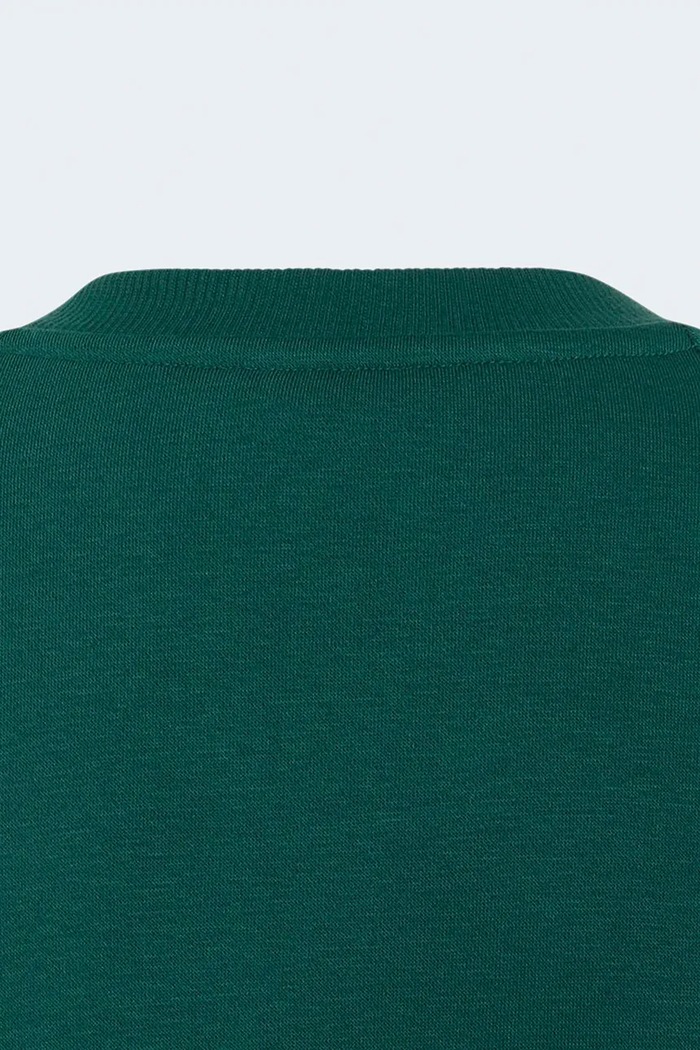 Dziewczynka adidas bluza dziecięca z bawełną KS5137. zielony