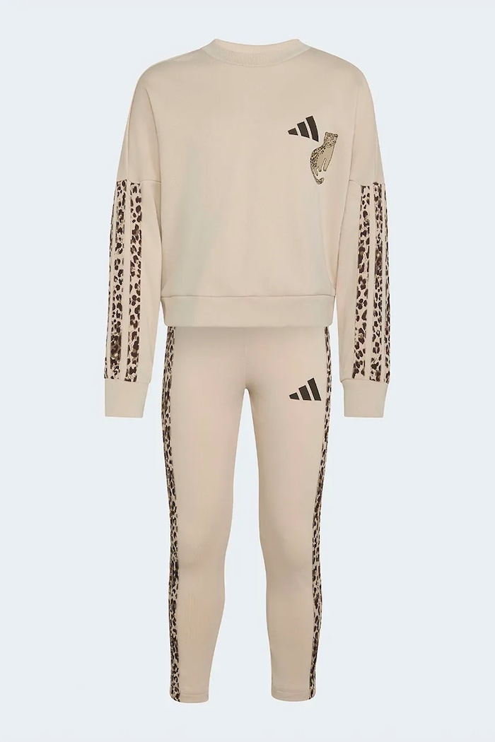 adidas σετ παιδικό με βαμβάκι KC7210 μπεζ AW26