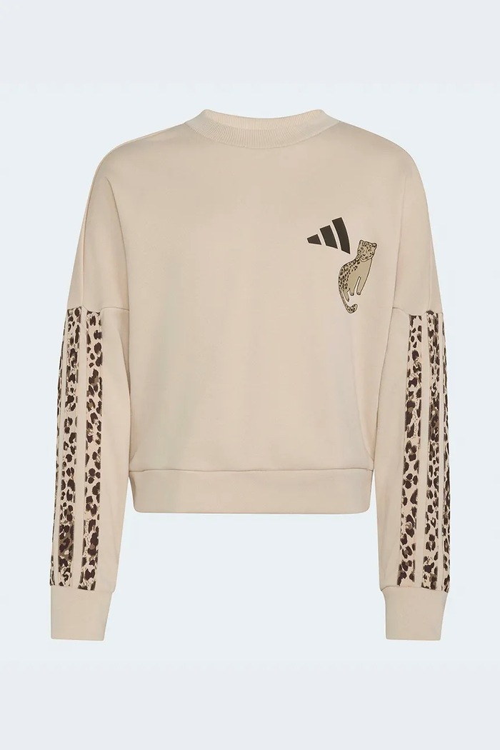 Κοριτσίστικα adidas σετ παιδικό με βαμβάκι KC7210 μπεζ