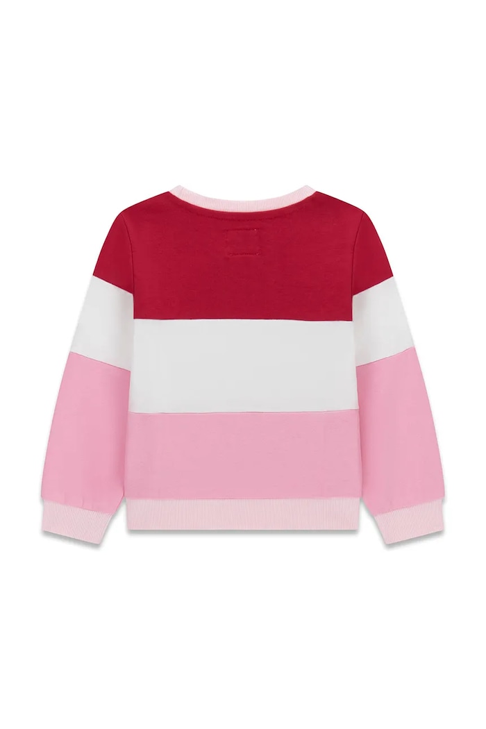 Guess bluza dziecięca bawełniana K6YQ01.K3836.9BY2 różowy AW26