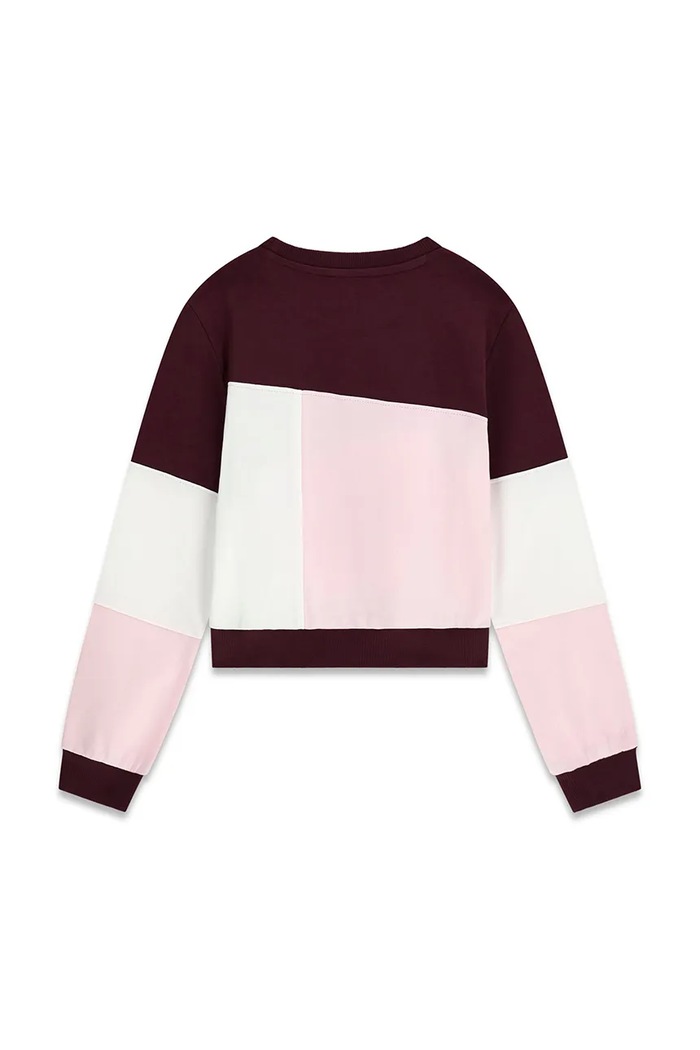 Guess bluza dziecięca bawełniana J6YQ06.K3901.9BY2 bordowy AW26