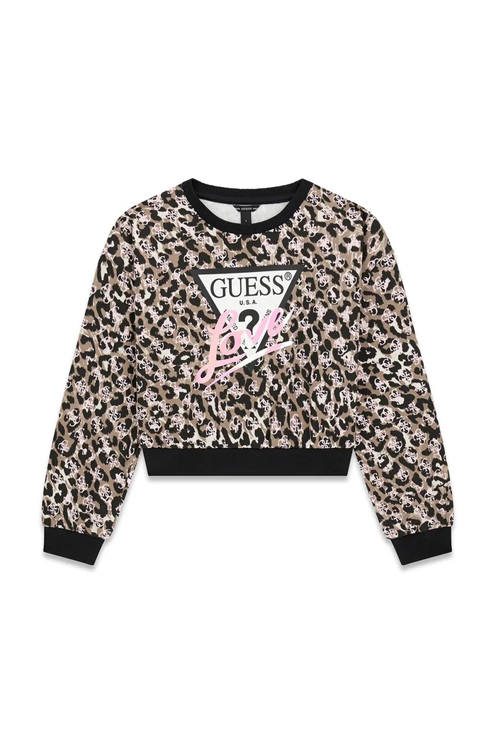 Guess bluza dziecięca bawełniana beżowy J6YQ04.K3897.9BY2