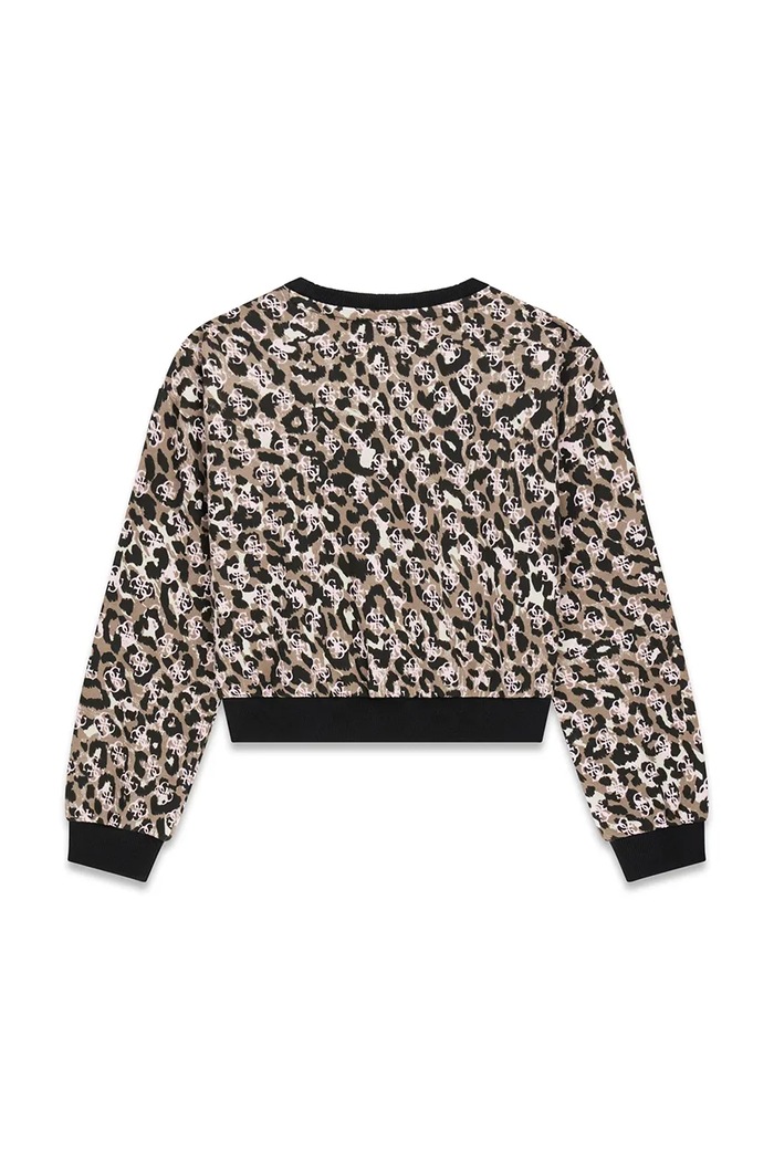 Guess bluza dziecięca bawełniana J6YQ04.K3897.9BY2 beżowy AW26