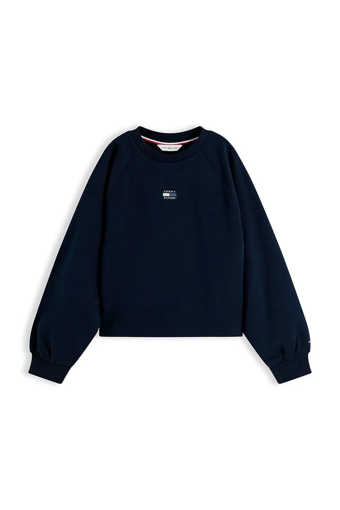 Tommy Hilfiger mikina detská bavlnená KG0KG09446.9BY2 tmavomodrá AW26