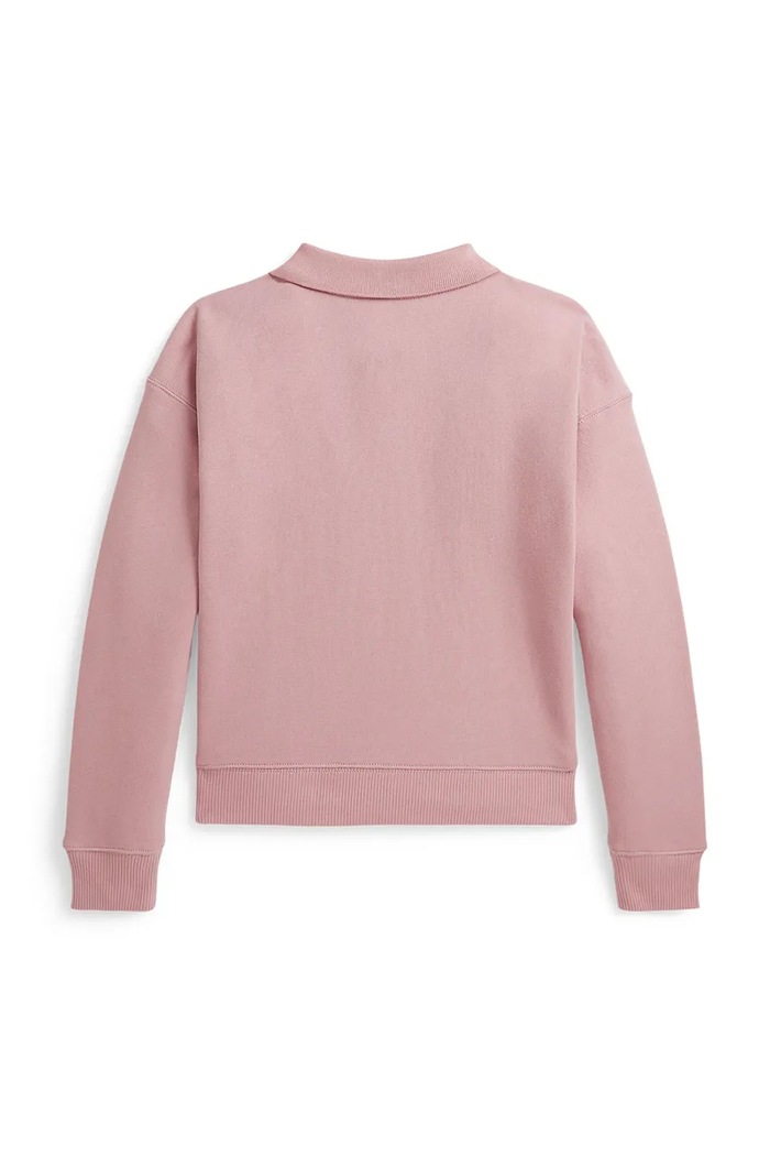 Polo Ralph Lauren mikina detská s bavlnou 313B20042001 ružová AW26