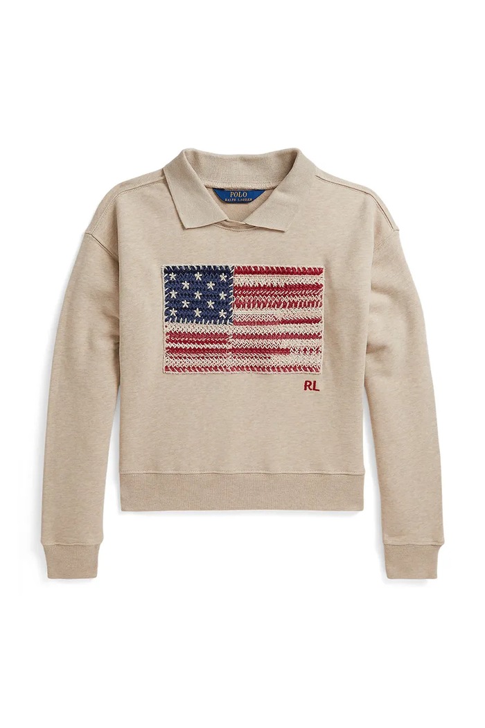 Polo Ralph Lauren μπλούζα παιδική μπεζ 313B19952001