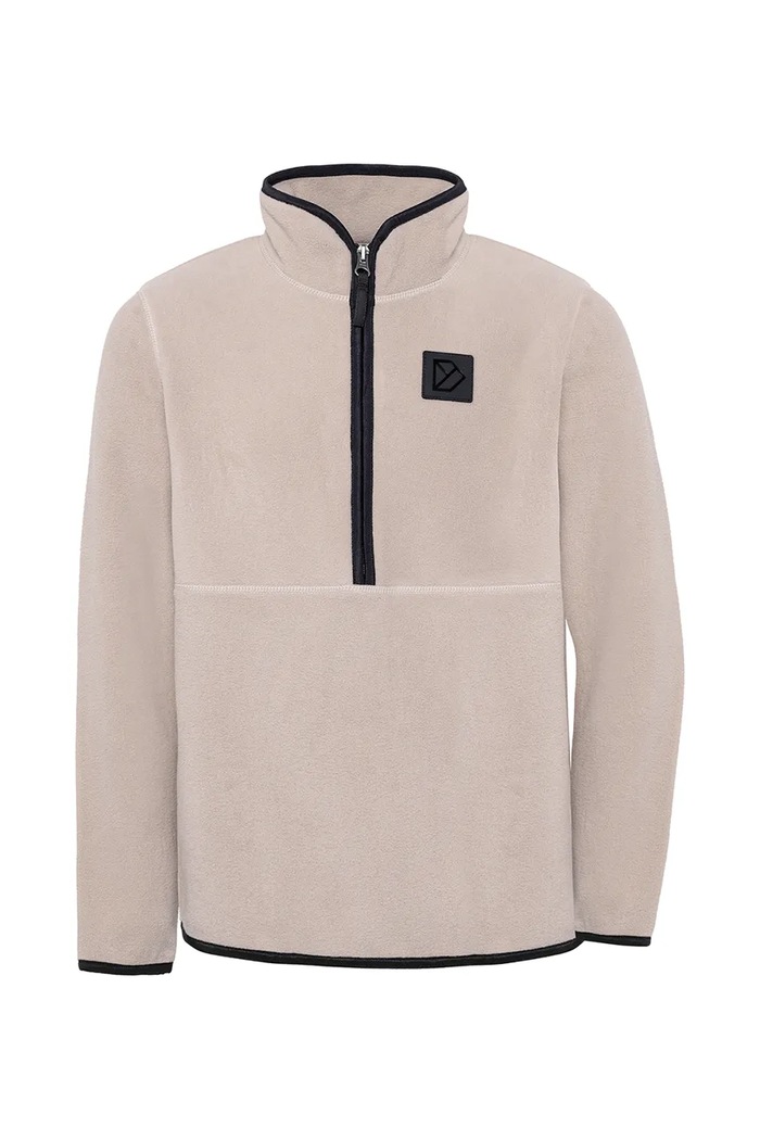 Didriksons Bluza dziecięca polarowa RUBI KIDS HZ 2 506383 beżowy AW26