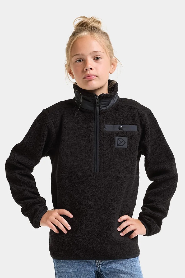 Didriksons Bluza dziecięca polarowa JOULE KIDS HZ czarny 506266