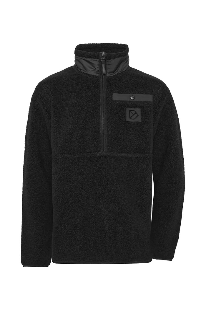 Didriksons Bluza dziecięca polarowa JOULE KIDS HZ 506266 czarny AW26