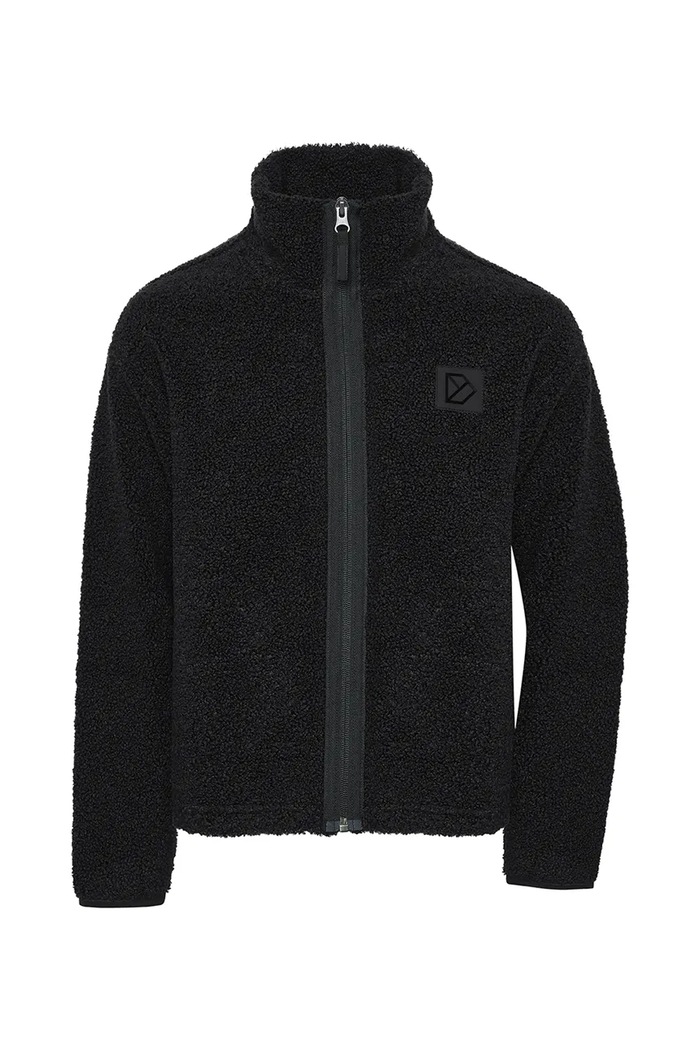 Didriksons Bluza rozpinana dziecięca polarowa ZIR KIDS FZ 2 506332 czarny AW26