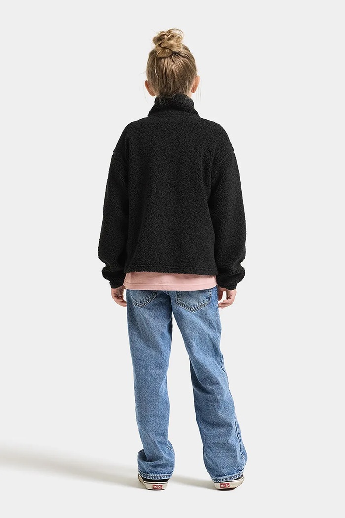 Bluza rozpinana dziecięca polarowa ZIR KIDS FZ 2 Didriksons czarny 506332