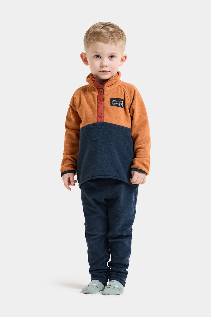 Bluza dziecięca polarowa MONTE KIDS HALF BU 6 Didriksons żółty 506309