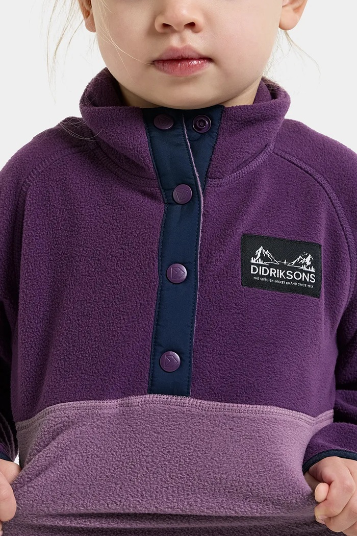 Didriksons Bluza dziecięca polarowa MONTE KIDS HALF BU 6 506309