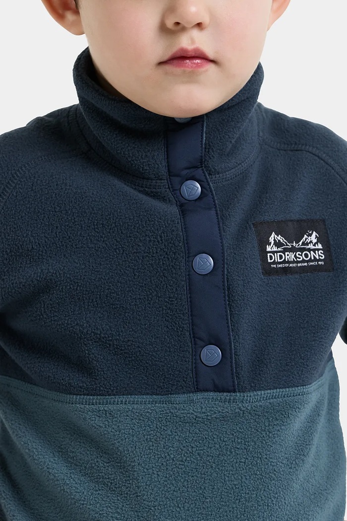Didriksons Bluza dziecięca polarowa MONTE KIDS HALF BU 6 506309