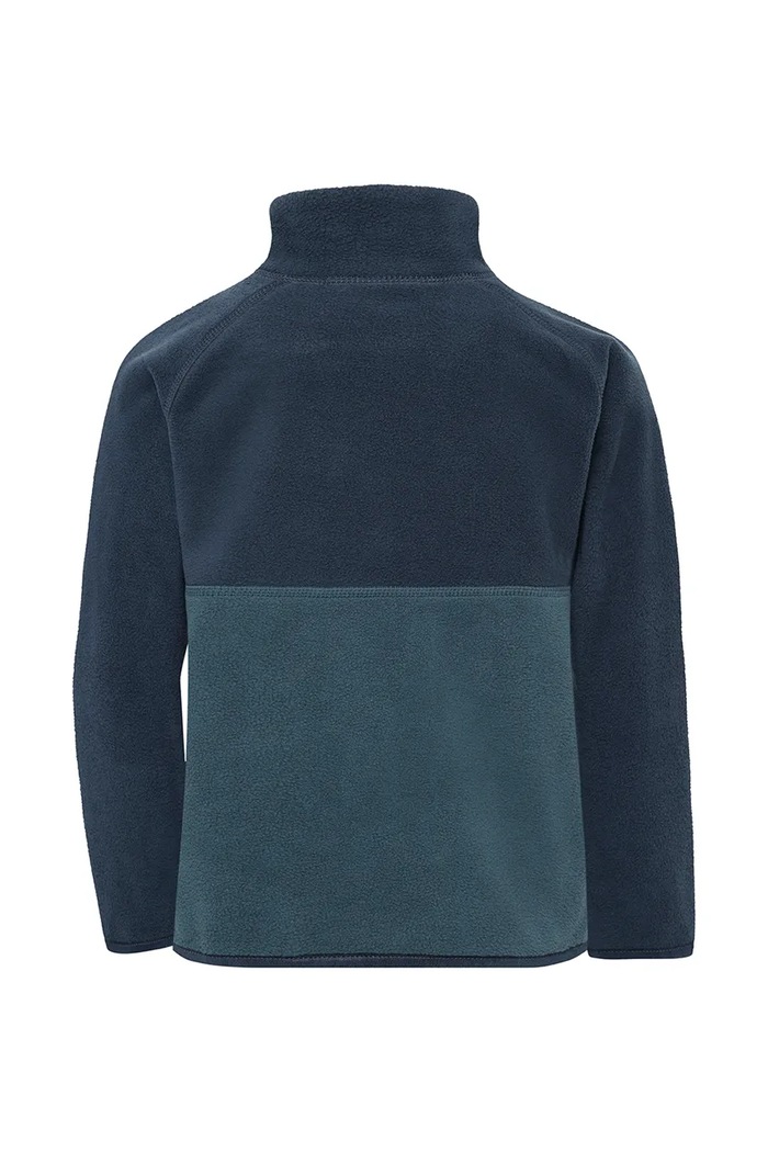 Chłopiec Didriksons Bluza dziecięca polarowa MONTE KIDS HALF BU 6 506309 niebieski