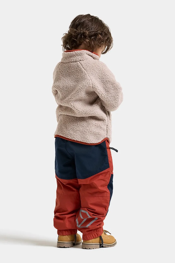 Bluza rozpinana dziecięca polarowa GIBBS KIDS FULLZIP 2 Didriksons beżowy 505577