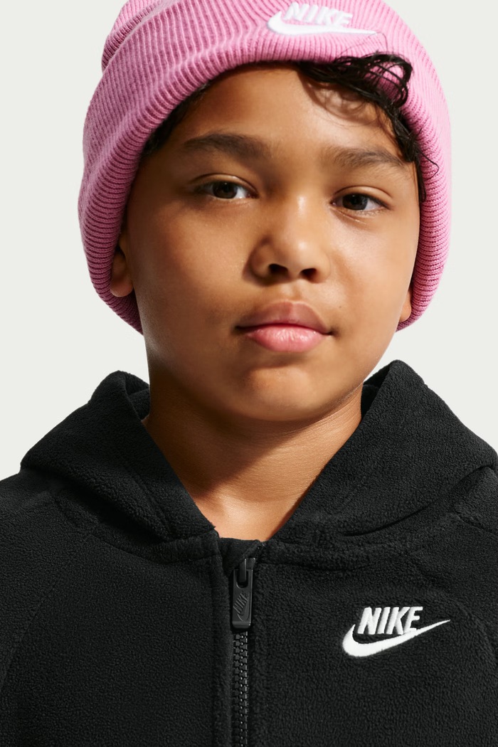 Nike Bluza rozpinana z kapturem dziecięca polarowa Nike Club Fleece IM4619
