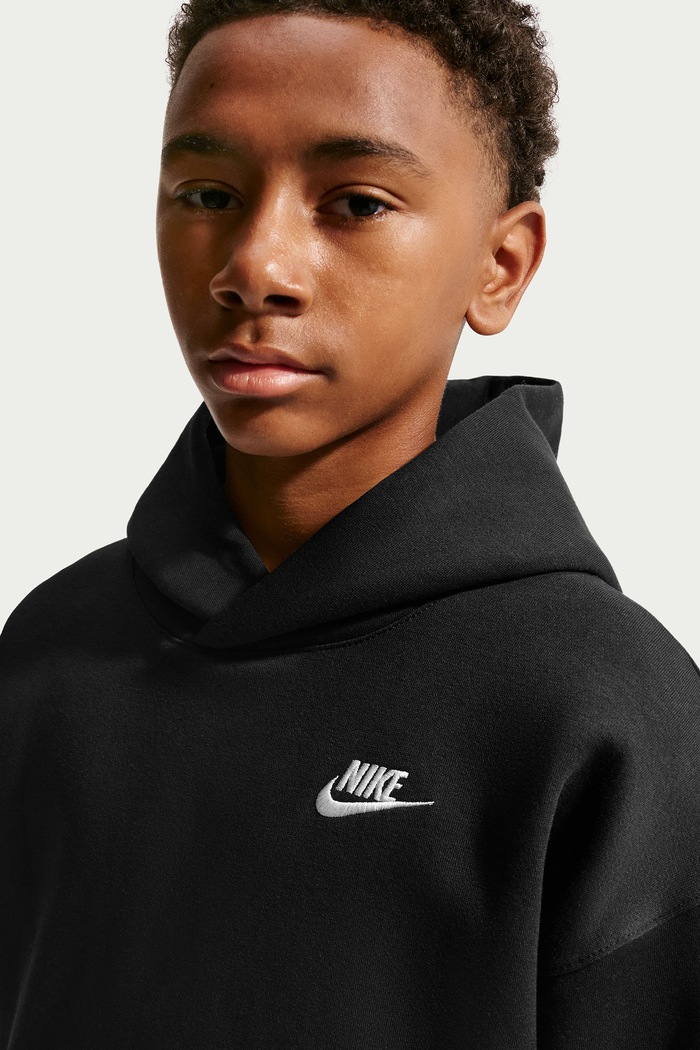 Nike Bluza z kapturem dziecięca z bawełną Nike Sportswear Club Fleece IM4935