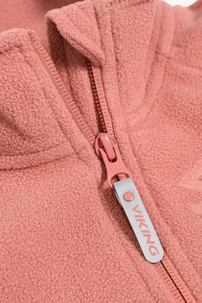 Bluza rozpinana dziecięca polarowa Playtime Fleece Jacket Warm Viking Kids 50.25095 różowy