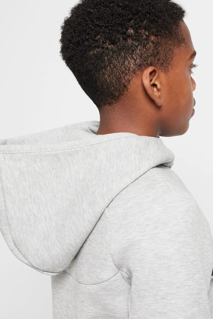 Nike Bluza rozpinana z kapturem dziecięca z bawełną Nike Sportswear Tech Fleece HV5867