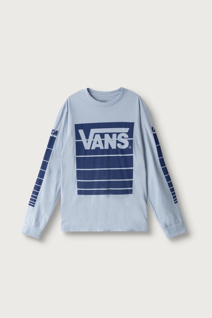 Vans Tričko s dlhým rukávom detské bavlnené Fast Terrain LS Tee modrá VN000WGCH901