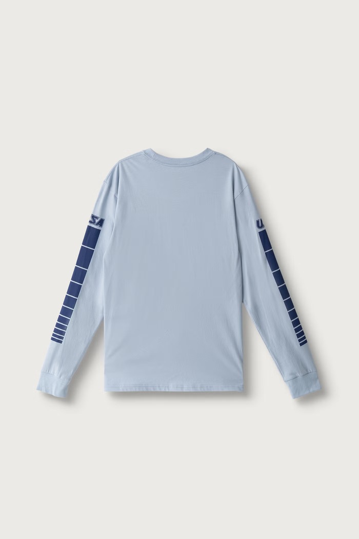 Vans Tričko s dlhým rukávom detské bavlnené Fast Terrain LS Tee VN000WGCH901 modrá AW26