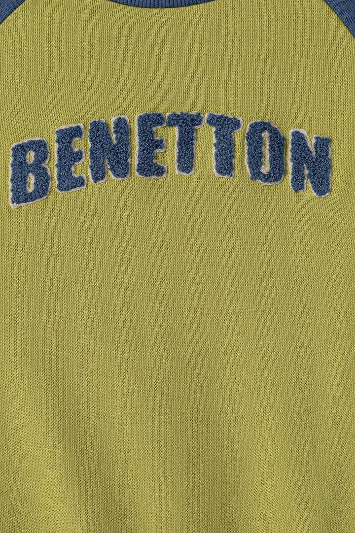 Chłopiec United Colors of Benetton Bluza dziecięca bawełniana 3J70G10NM.P.Seasonal zielony
