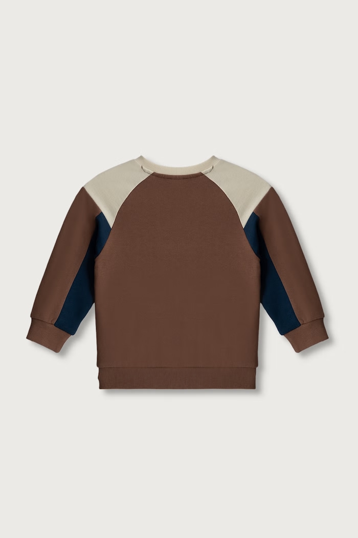 United Colors of Benetton Bluza dziecięca bawełniana 3J70G10NM.P.Seasonal brązowy AW26