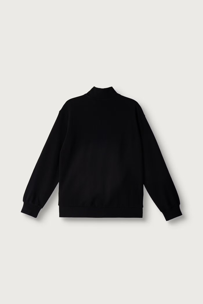 United Colors of Benetton Dukserica na zakopčavanje za djecu od pamuka 3J68C506E.G.Seasonal crna AW26