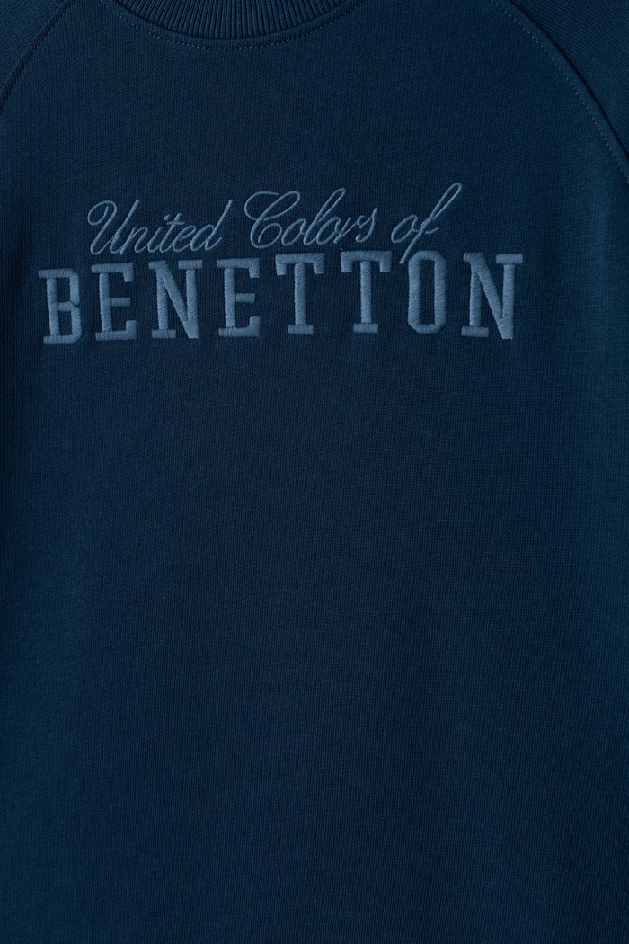 Chłopiec United Colors of Benetton Bluza dziecięca bawełniana 3J68C10UC.G.Seasonal granatowy
