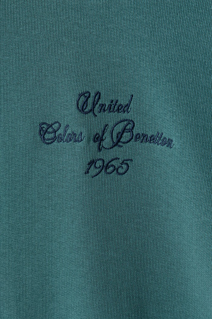 BIMBA United Colors of Benetton Felpa per bambini in cotone 3J68C10UC.G.Seasonal turchese