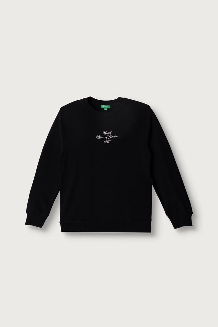 United Colors of Benetton Bluza dziecięca bawełniana czarny 3J68C10UC.G.Seasonal