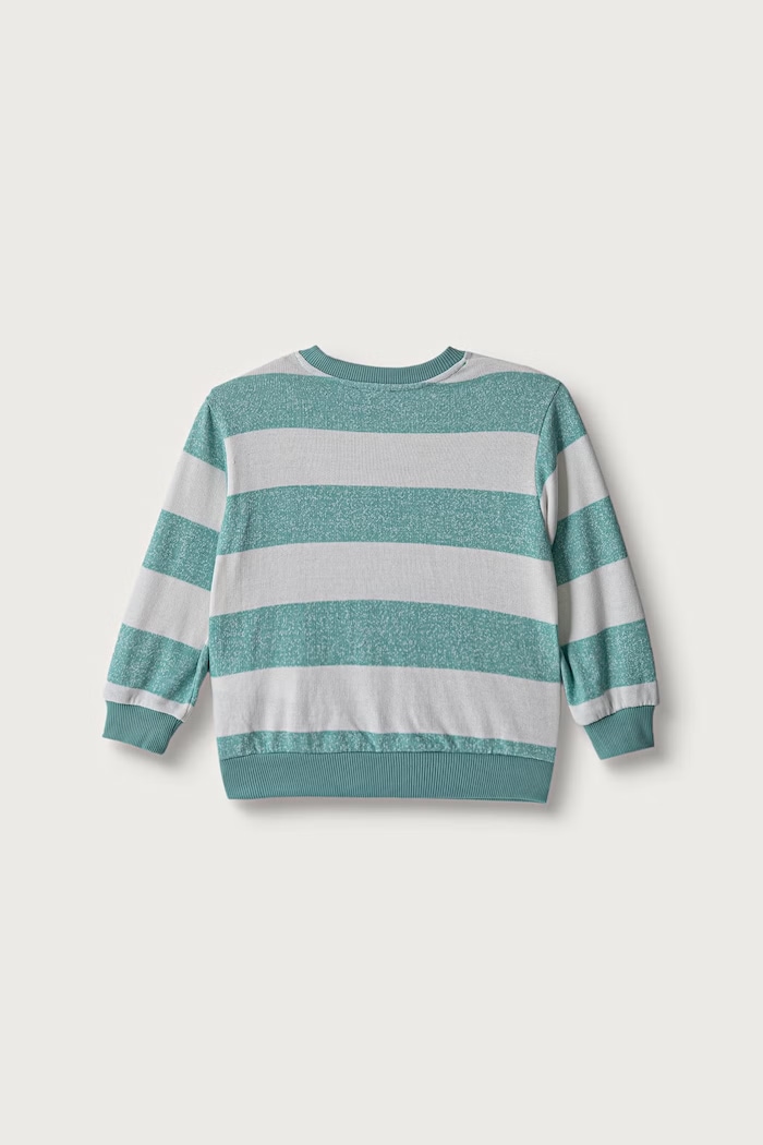 United Colors of Benetton Bluza dziecięca z bawełną 331PG10MJ.P.Reproposal turkusowy AW26