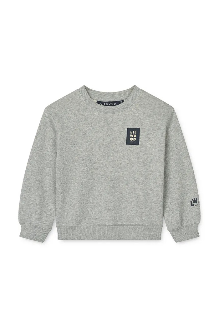 Liewood Bluza dziecięca bawełniana Ridley Sweatshirt LW20778.9BY2 szary AW26