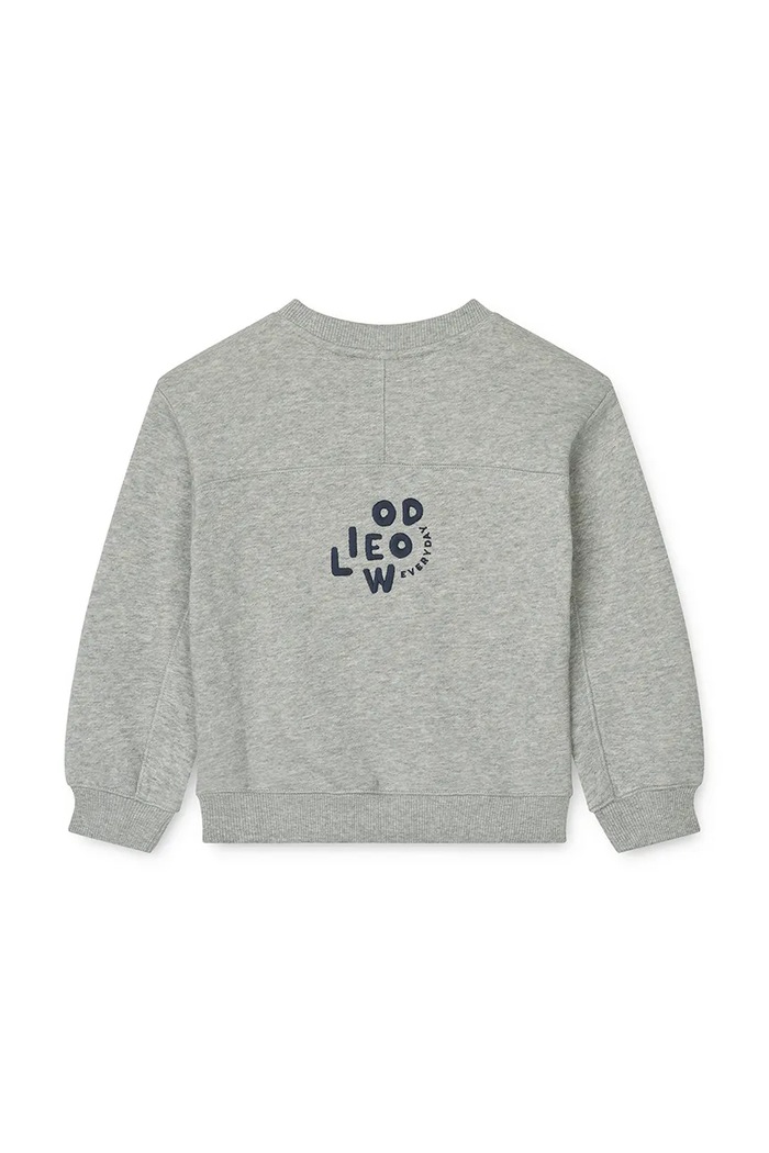 Chłopiec Liewood Bluza dziecięca bawełniana Ridley Sweatshirt LW20778.9BY2 szary