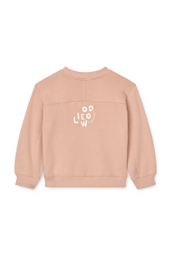 Chłopiec Liewood Bluza dziecięca bawełniana Ridley Sweatshirt LW20778.9BY2 różowy