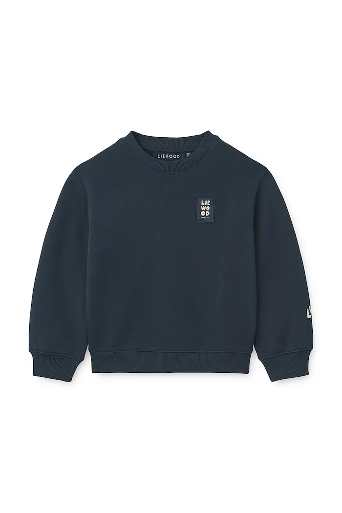 Liewood Bluza dziecięca bawełniana Ridley Sweatshirt LW20778.9BY2 granatowy AW26