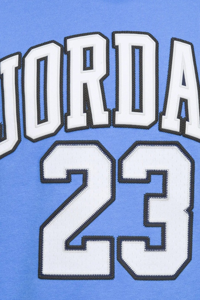 Chłopiec Jordan Bluza z kapturem dziecięca z bawełną 95C479 niebieski