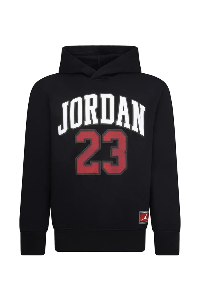 Jordan Bluza z kapturem dziecięca z bawełną 95C479 czarny AW26