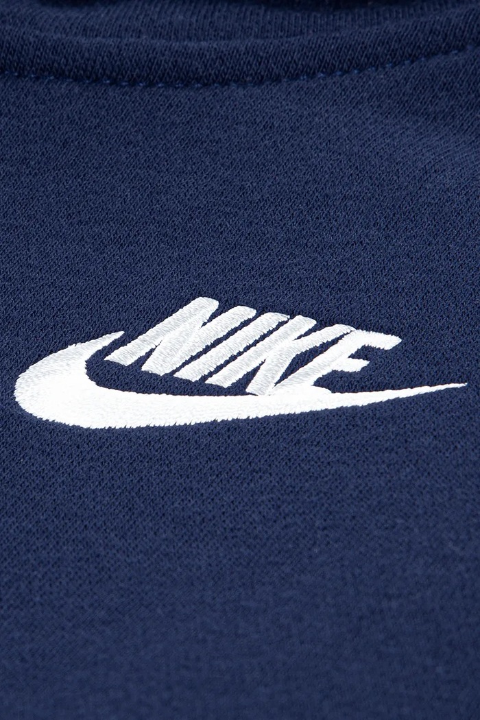 Μπλούζα με κουκούλα παιδική με βαμβάκι Nike 86L088 σκούρο μπλε