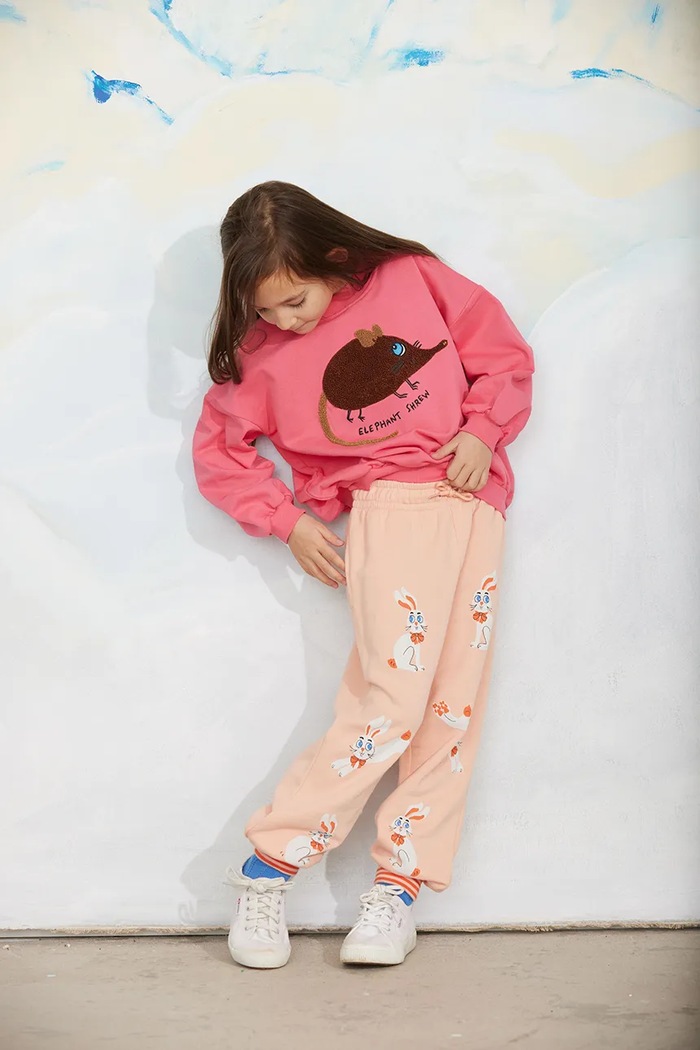 Bluza dziecięca bawełniana Elephant Mini Rodini różowy 26720132