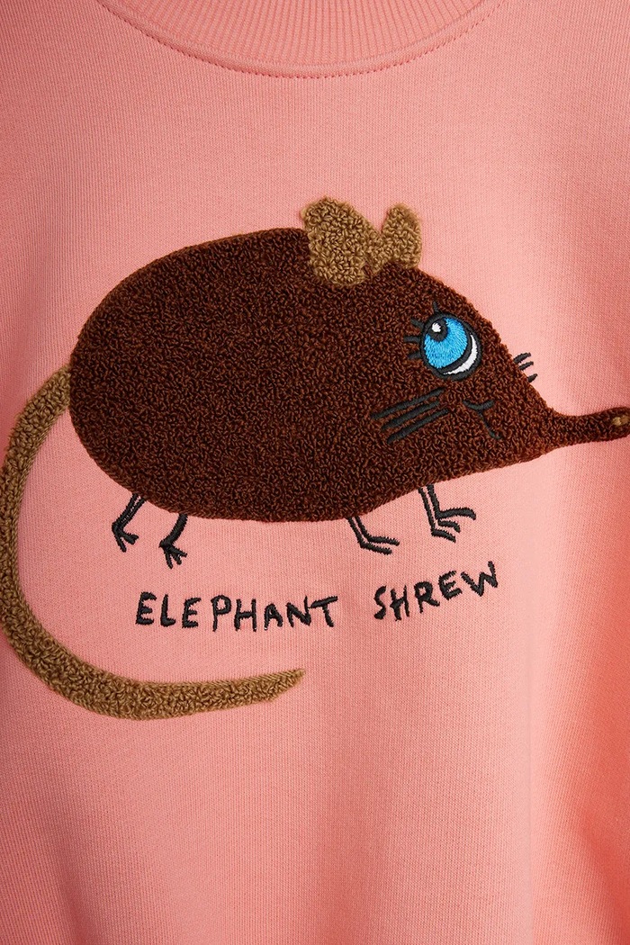 Bluza dziecięca bawełniana Elephant Mini Rodini 26720132 różowy