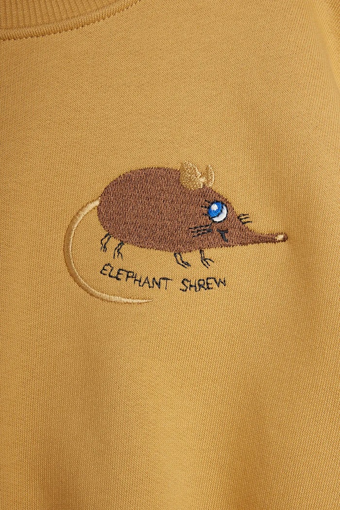 Bluza dziecięca bawełniana Elephant Mini Rodini 26720130 brązowy