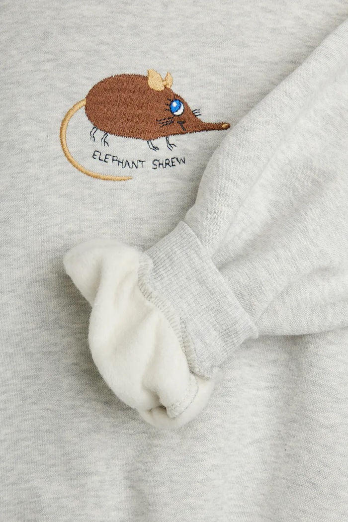Bluza dziecięca bawełniana Elephant Mini Rodini 26720130 szary