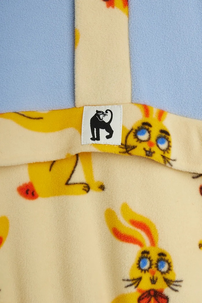 Bluza polarowa dziecięca Rabbits Mini Rodini 26710124 żółty