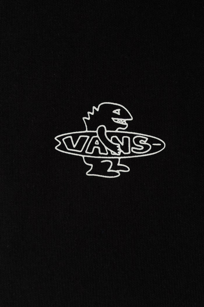 Chlapec Vans Mikina detská s bavlnou Food Spot Crew VN000W7BBLK1 čierna
